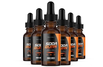 Six bottles of Soda Burn